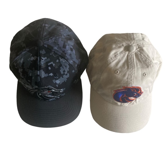 BOISE STATE Black Pro Image and Tan 47 Brand Cap Hat Lot of 2 - Picture 4 of 14